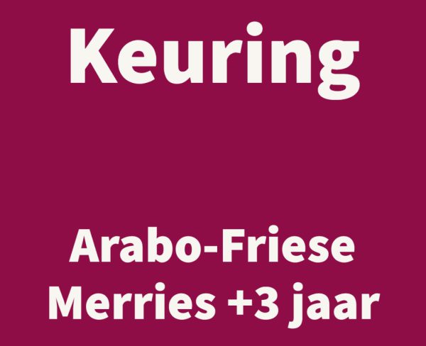 Keuring stamboek merries
